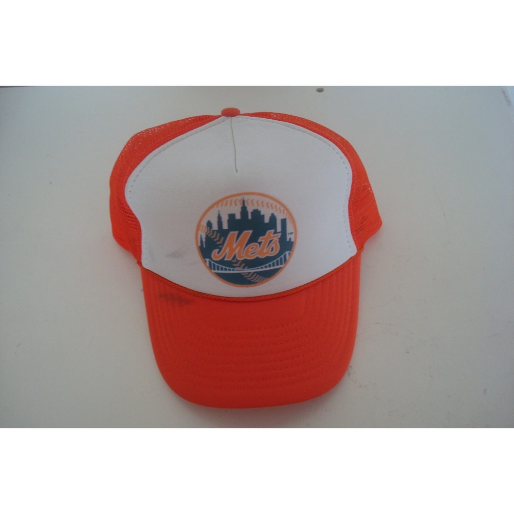 NEW YORK METS Snapback BEACH GOLF DEADSTOCK HAT CAP VINTAGE H2